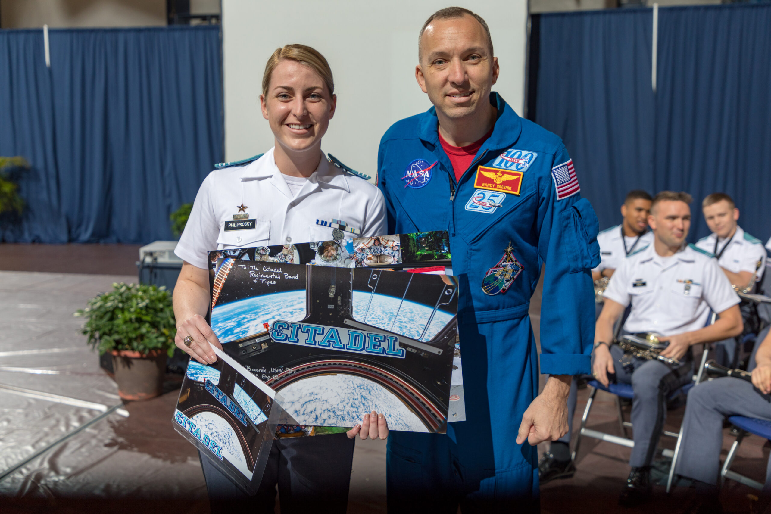 Louis Brems - The Citadel 2017-18 SY, Col. Randy Bresnik, Greater Issues, McAlister Field House